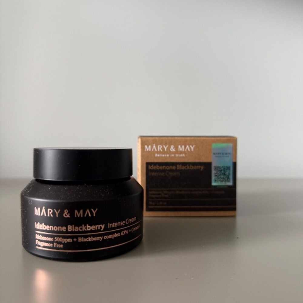 Mary&May Idebenone + Blackberry Intensive Care Cream 2.46oz
